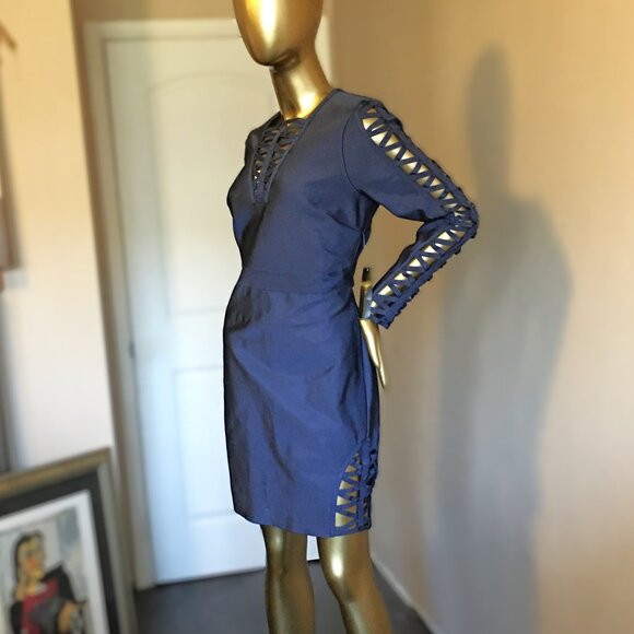 VENUS Midnight Blue Bandage Strappy Dress NEW WITH TAG!!! - Picture 7 of 16